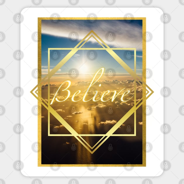 Believe in Yourself Magnet by Mazzlo Shop